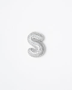 Ciondolo con lettera big con strass  - SV099