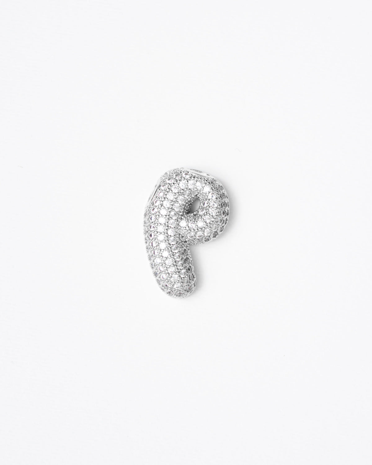 Ciondolo con lettera big con strass  - SV099