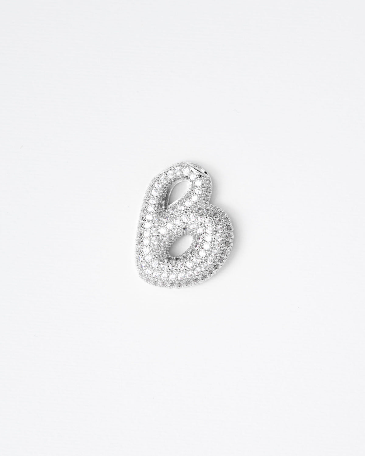 Ciondolo con lettera big con strass  - SV099