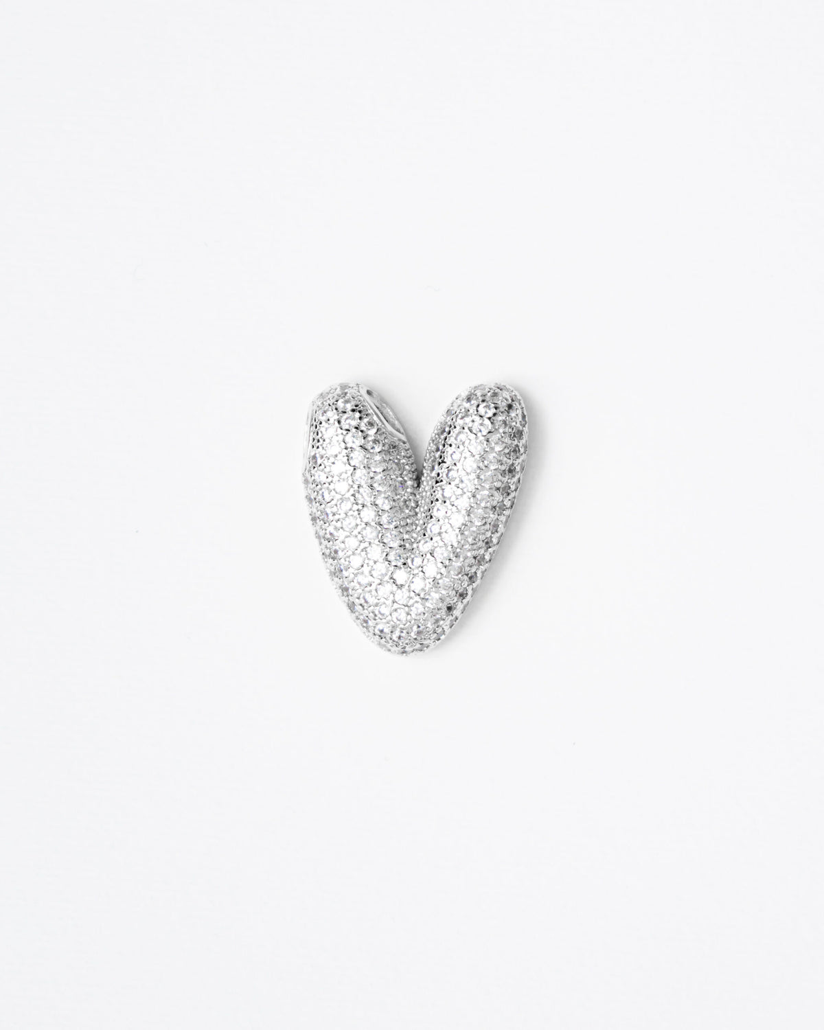 Ciondolo con lettera big con strass  - SV099