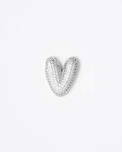 Ciondolo con lettera big con strass  - SV099
