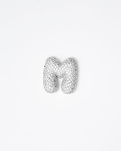 Ciondolo con lettera big con strass  - SV099
