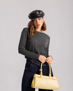 Maglia in lyocell con microfiori - CHF9033