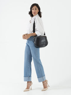 Borsa ISABELLA in pelle NERA  -  LOVING BAGS