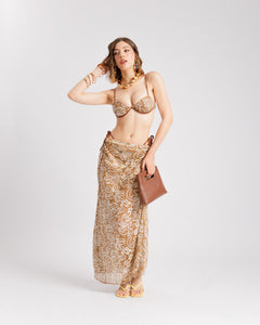 Coord-set 3 pezzi gonna lunga - 2855