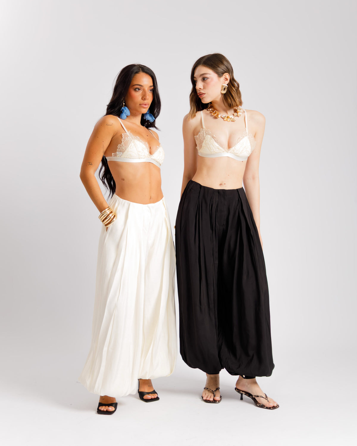Pantaloni ballon con bottone - 11698