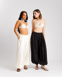 Pantaloni ballon con bottone - 11698