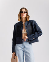 Blazer struttrato con passamaneria - VE7191