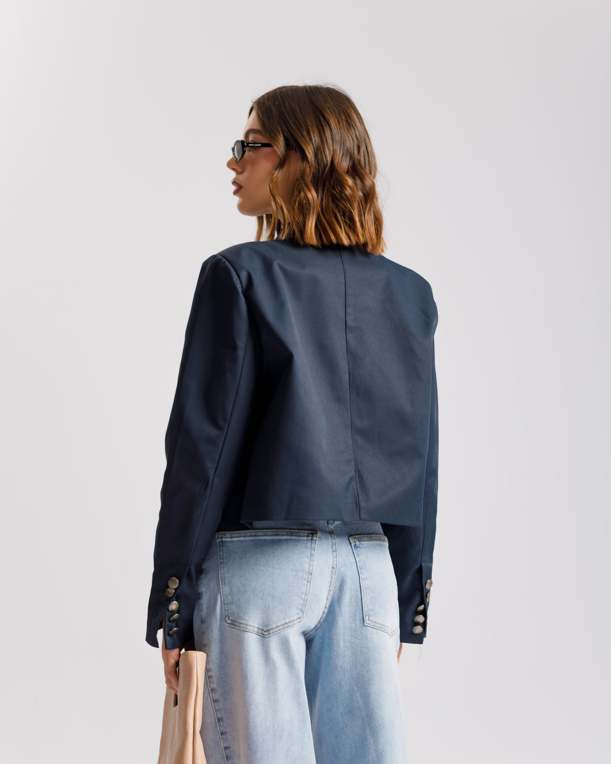 Blazer struttrato con passamaneria - VE7191