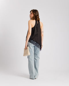 Top satin e pizzo - 11557 slcnv