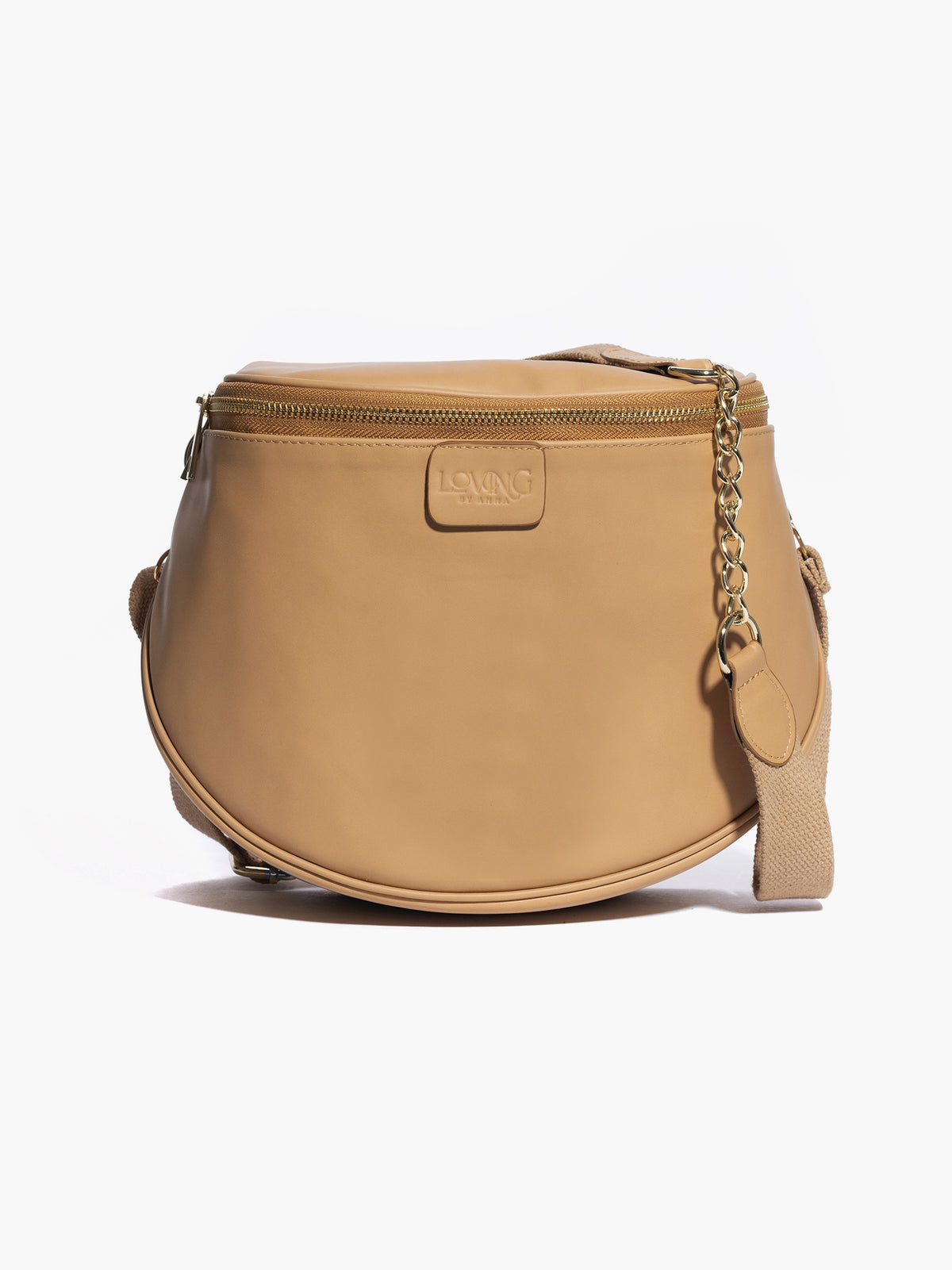 Borsa ISABELLA in pelle MIELE - LOVING BAGS