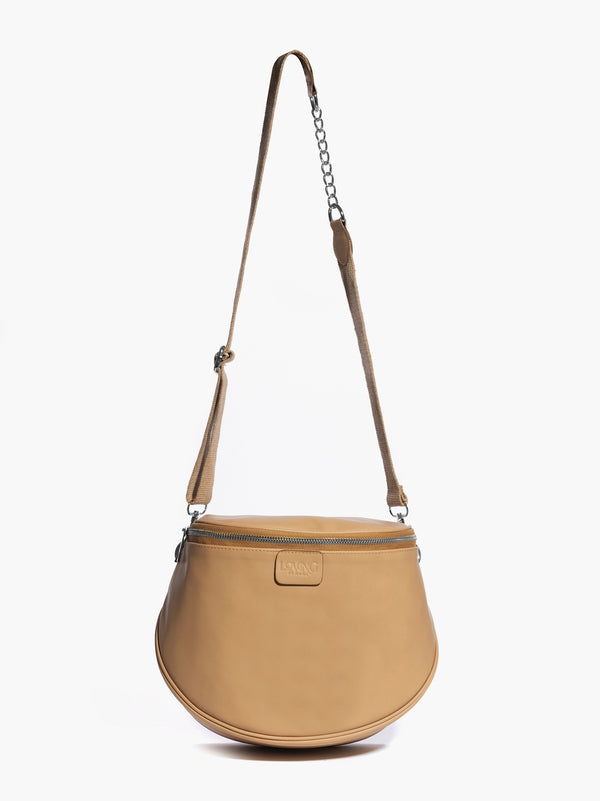 Borsa ISABELLA in pelle MIELE - LOVING BAGS