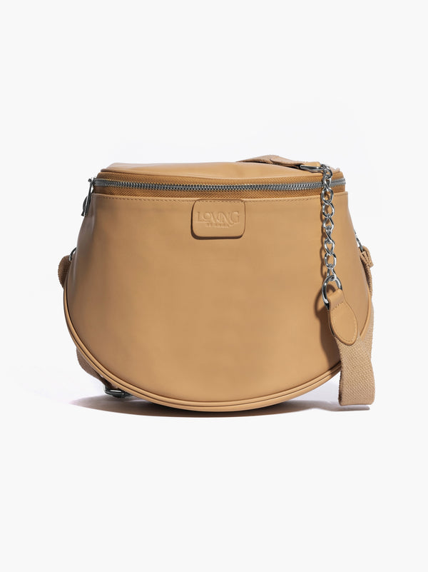 Borsa ISABELLA in pelle MIELE - LOVING BAGS