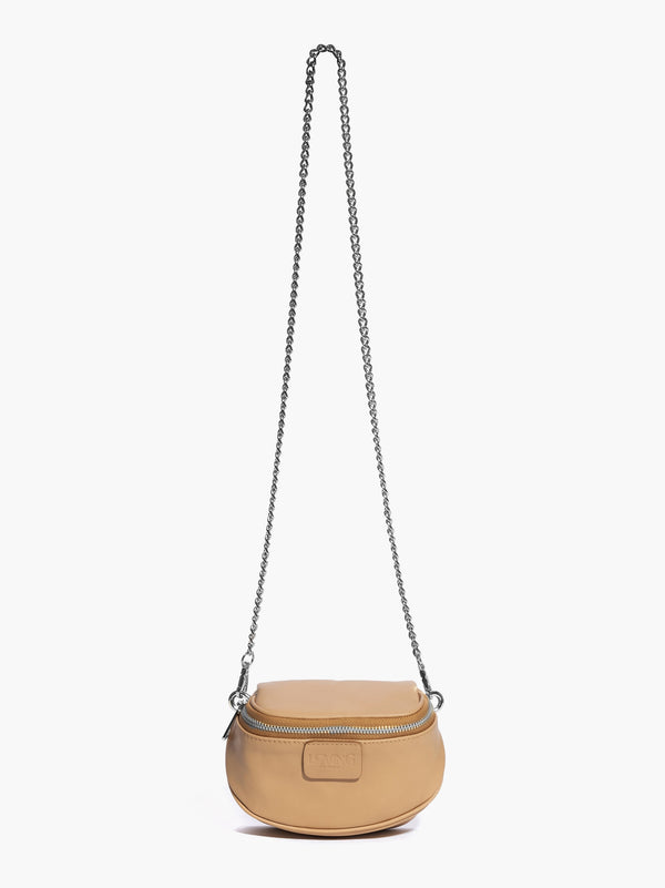 Micro ISABELLA in pelle MIELE - LOVING BAGS