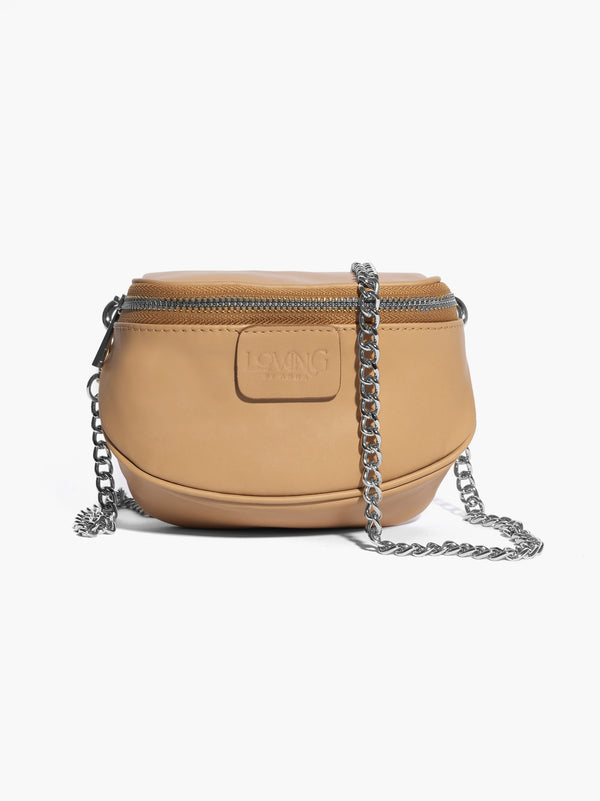 Micro ISABELLA in pelle MIELE - LOVING BAGS