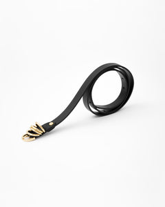 Cintura in pelle con fibbie a spirale - 2149/20 LOVING