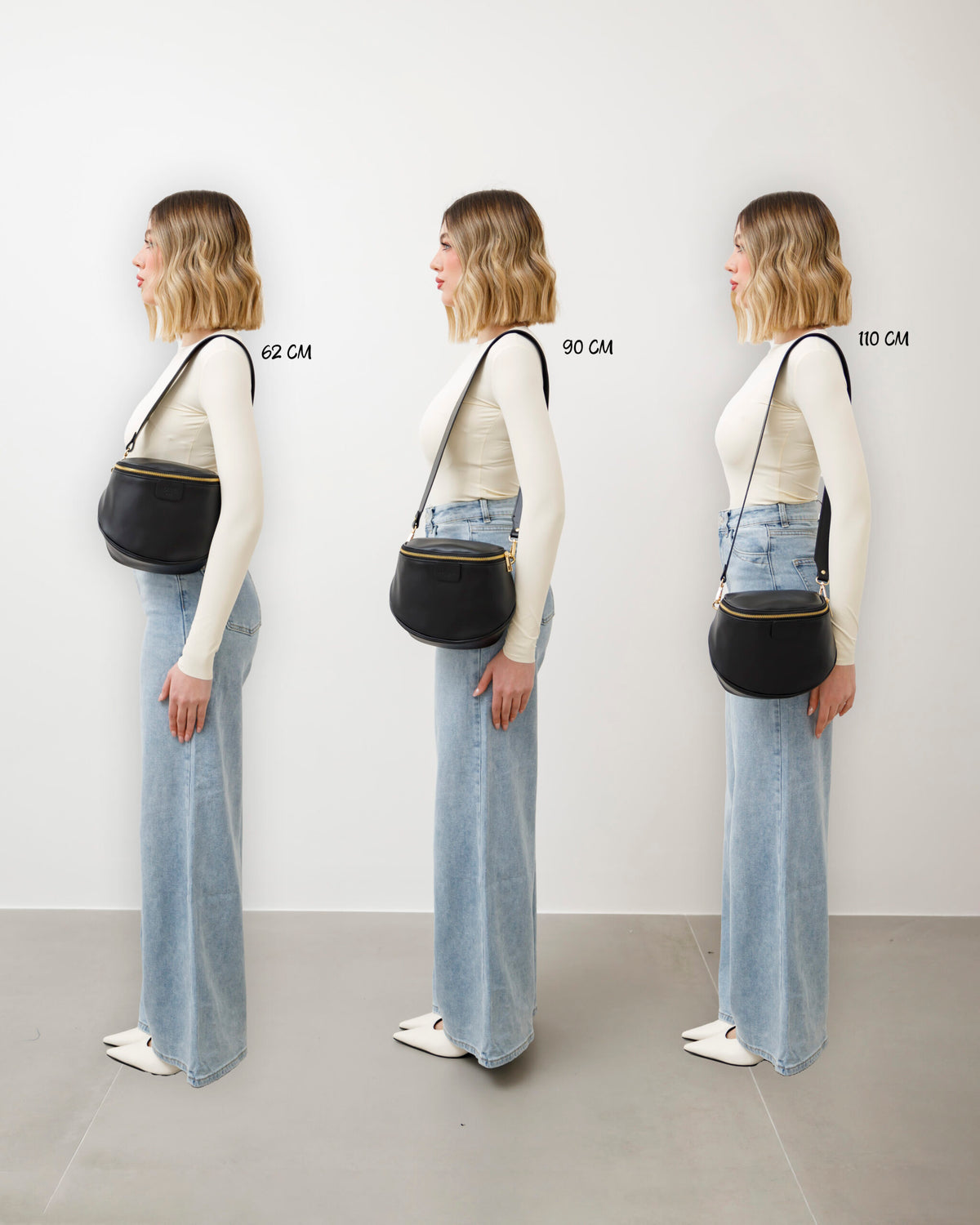 Tracolla in pelle MARRONE - LOVING BAGS