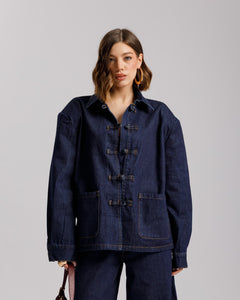 Coord-set in denim korean - EC15531