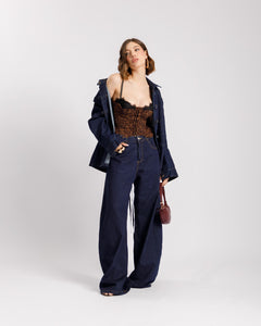 Coord-set in denim korean - EC15531