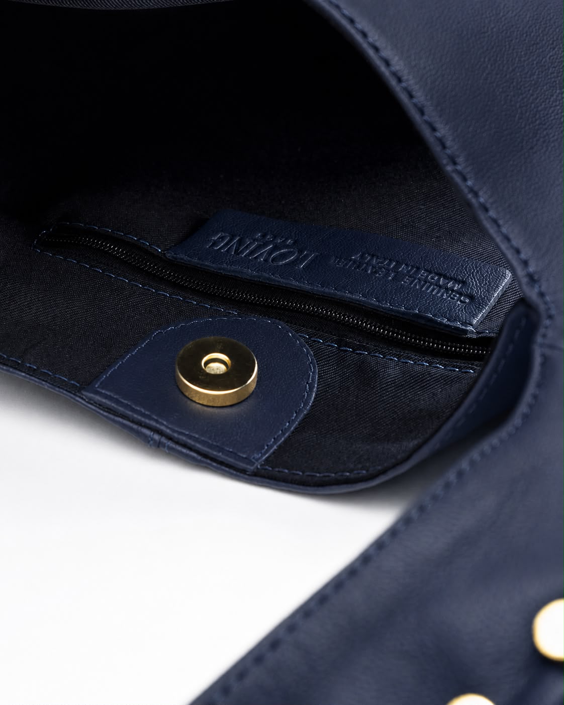 Borsa in pelle SELENA Blu - LOVING BAGS
