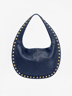 Borsa in pelle SELENA Blu - LOVING BAGS