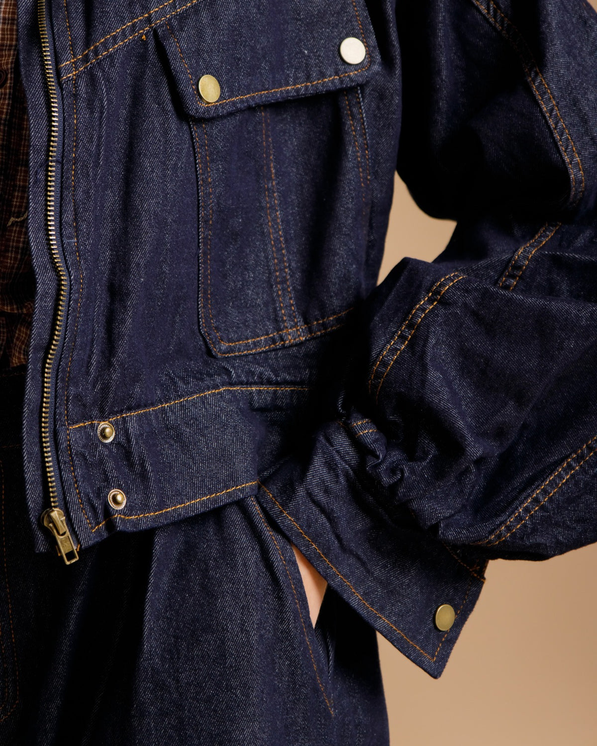 Giacca denim con colletto - 71632