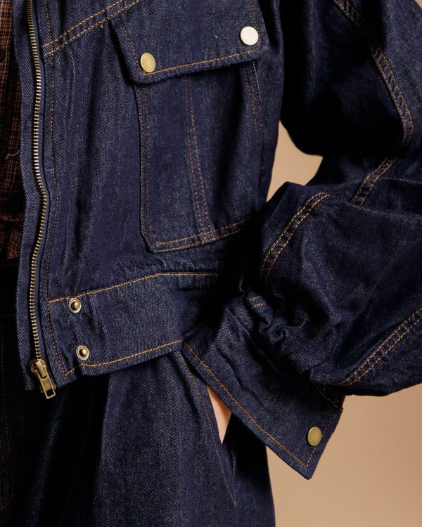 Giacca denim con colletto - 71632