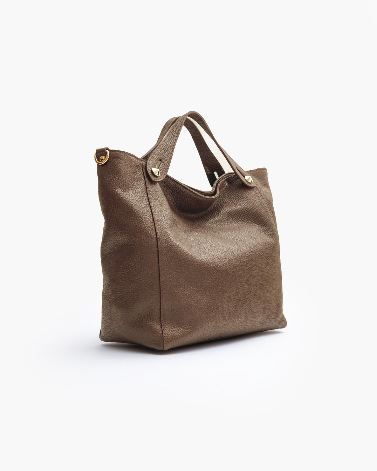 Borsa in pelle OLIVIA marrone - LOVING BAGS