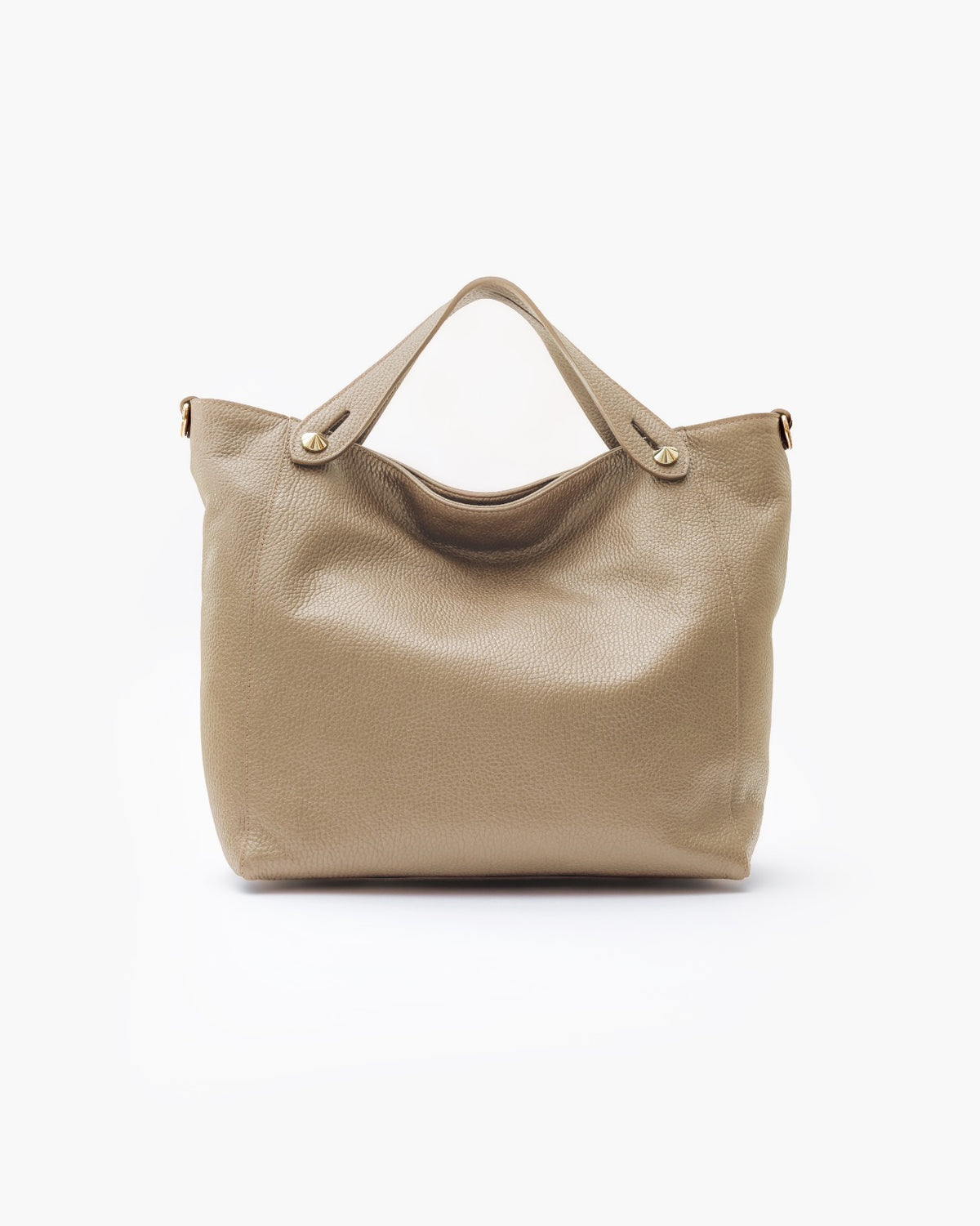 Borsa in pelle OLIVIA Beige - LOVING BAGS