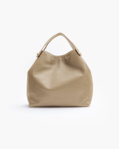 Borsa in pelle OLIVIA Beige - LOVING BAGS
