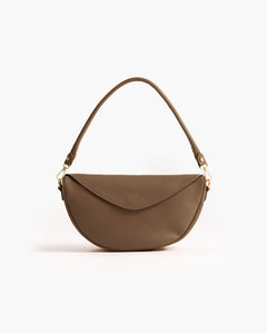 Borsa in pelle BRENDA Taupe - LOVING BAGS