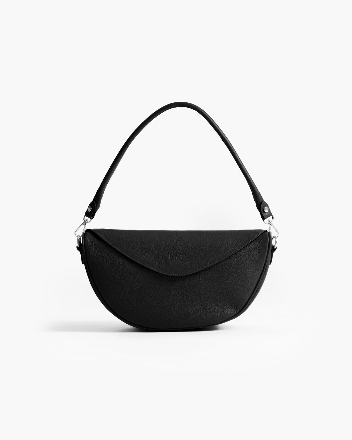 Borsa in pelle BRENDA Nera - LOVING BAGS
