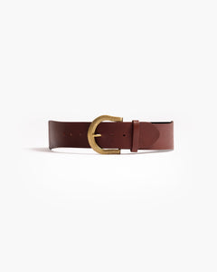 Cintura alta in pelle - 2142/20