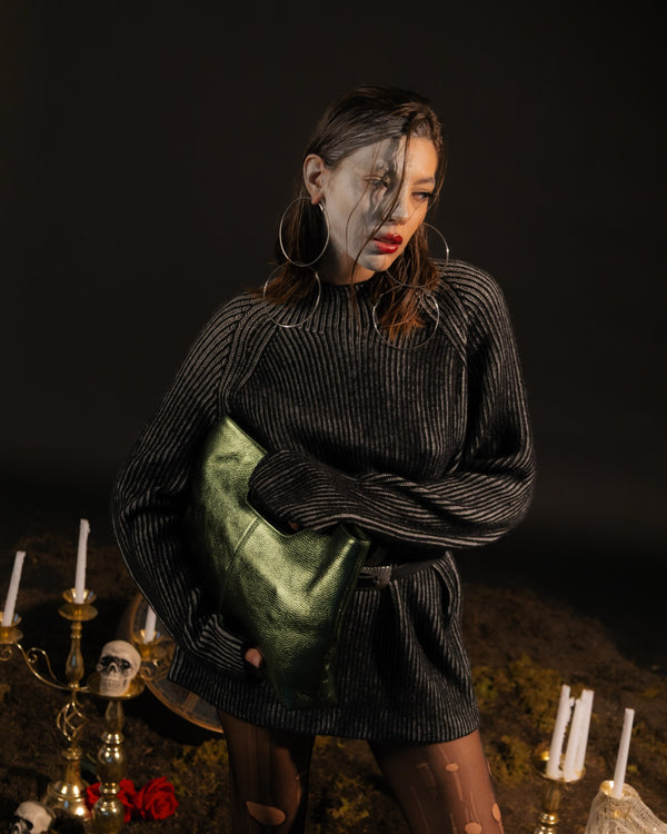 Pull en maille côtelée - 2625