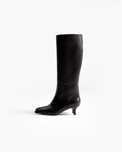 Stivali in pelle NERO  - LOVING 2662