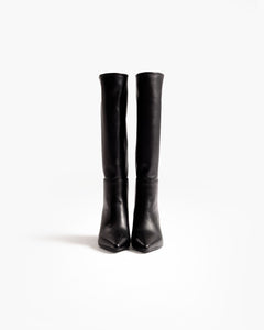 Stivali in pelle NERO  - LOVING 2662