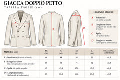 Blazer sartoriale gessato Blu - 0016