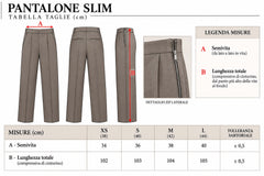Pantaloni sartoriali MORO - 0013
