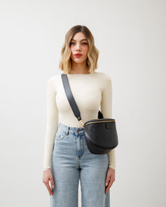 Tracolla in pelle BORDEAUX - LOVING BAGS