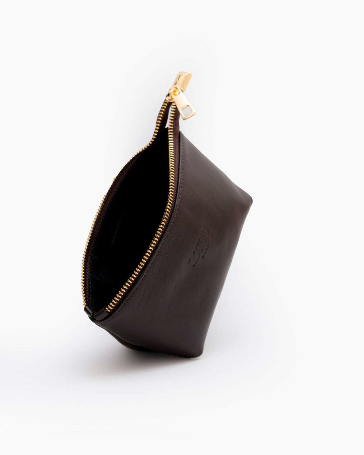 Beauty case in pelle NOAH - MARRONE