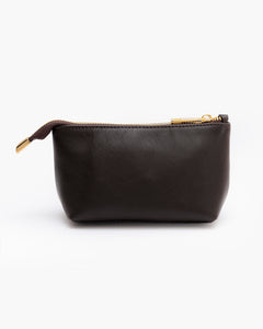 Beauty case in pelle NOAH - MARRONE