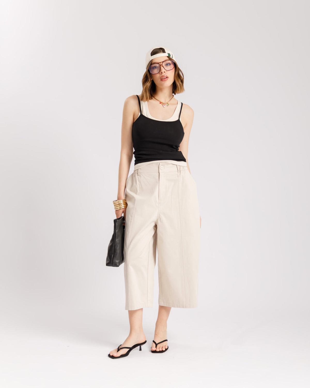 Pantaloni capri in cotone - CHF8741