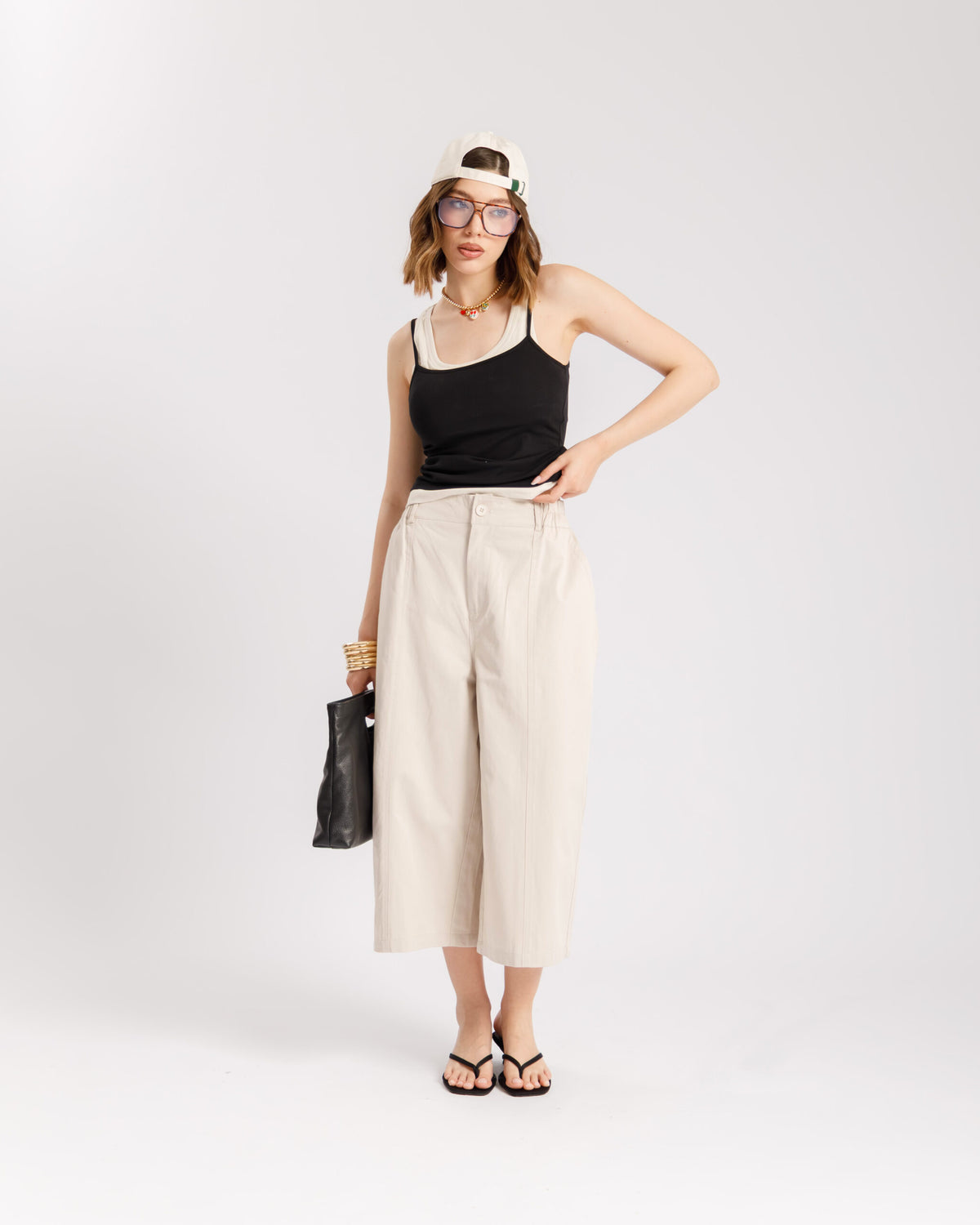 Pantaloni capri in cotone - CHF8741