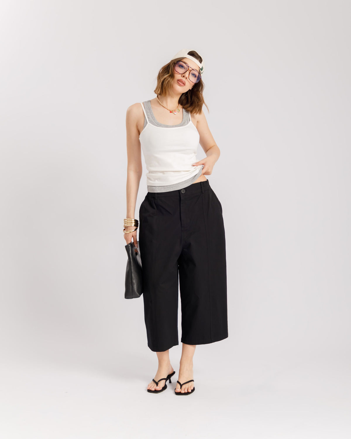 Pantaloni capri in cotone - CHF8741