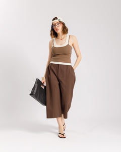 Pantaloni capri in cotone - CHF8741