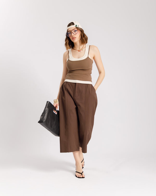Pantaloni capri in cotone - CHF8741