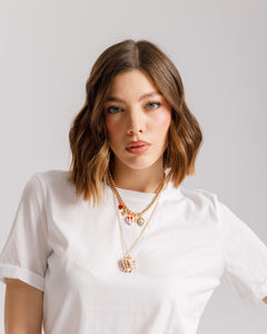 Collana lunga con pendenti - ECL2650