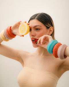 Bracciale strutturato in resina - 1566