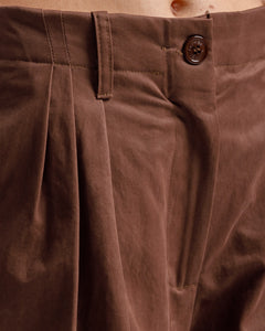 Pantaloni palazzo MARRONE ALTHÉA - C006