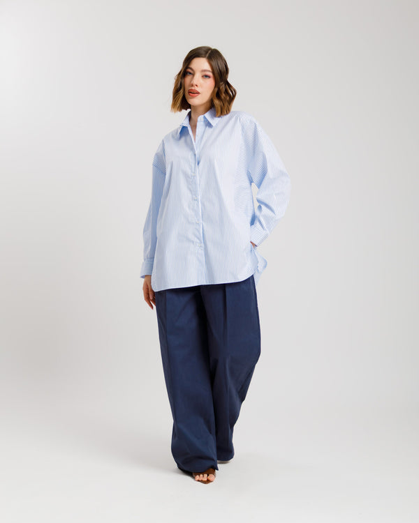 Pantaloni palazzo BLU ALTHÉA - C006